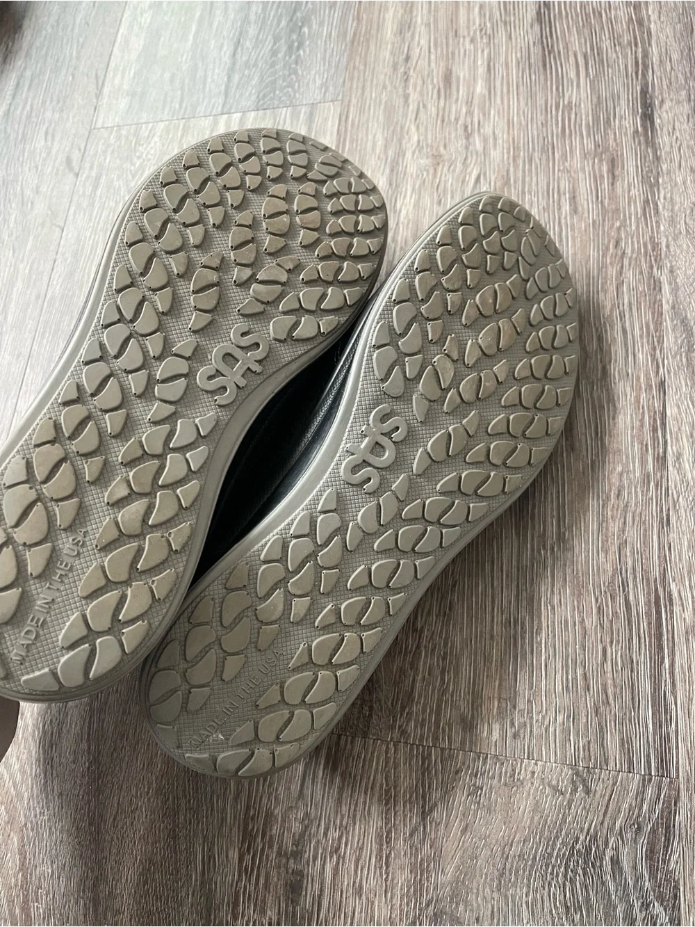 SAS | Sporty Lux Black Leather Tennis Shoe Sneaker Perforated Mesh Comfort